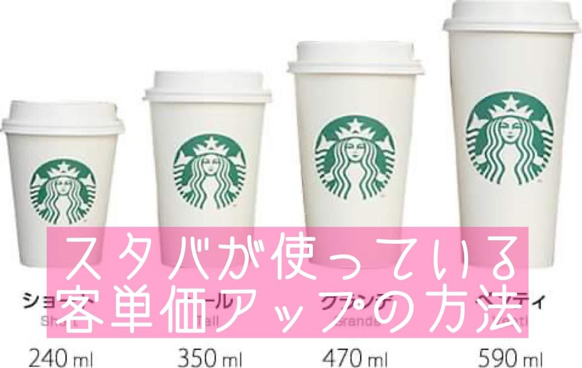スタバが使っている 客単価アップの方法 パッケージを売らないパッケージ屋 パッケージ松浦