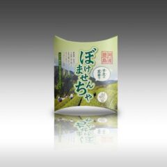 歩危の煎茶で「ぼけませんちゃ」 ピローパッケージにて近日販売開始