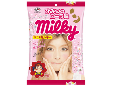 パッケージからペコちゃんが消えた？不二家のミルキー「秘密のローラ味